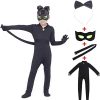 XYYEA Halloween Ladybug Girl Costume Black Cat Costume Children's Ladybug Onesie