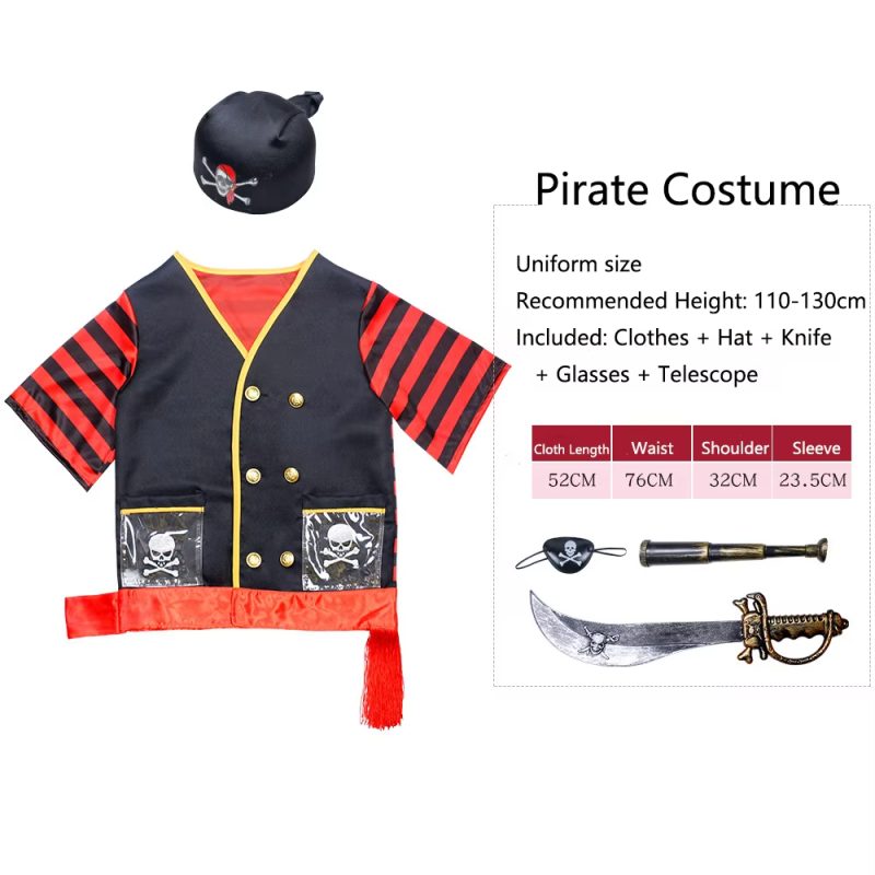 XYYEA Children's Professional Cartoon Character Cosplay Costume Set With Toys Props
