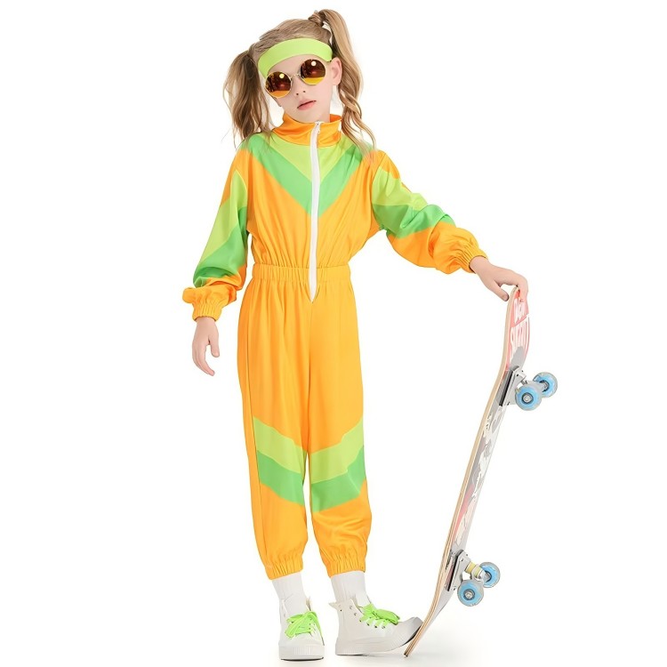 XYYEA Disco Dance Costume for Children Hippie Clothes Tracksuit for Girls Boys