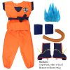 XYYEA Kids Suits Son Goku Gui Wu Carnival Anime Cosplay Holiday Costumes Tail Wig