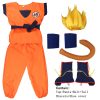 XYYEA Kids Suits Son Goku Gui Wu Carnival Anime Cosplay Holiday Costumes Tail Wig