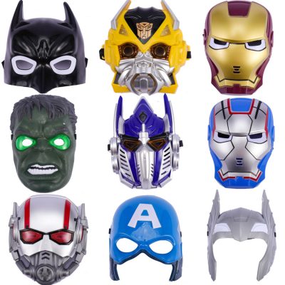 XYYEA Captain America luminous mask Batman Blue Steel Thor luminous mask Hulk