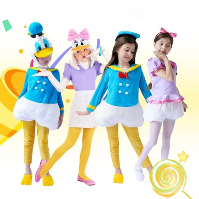 XYYEA Hot Selling Halloween Cartoon Kid  Daisy Duck Costume