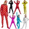 XYYEA Halloween Ladybug Girl Costume Black Cat Costume Children's Ladybug Onesie