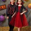 XYYEA Children's Halloween Costume Boys' Vampire Cloak Performance Costume Set