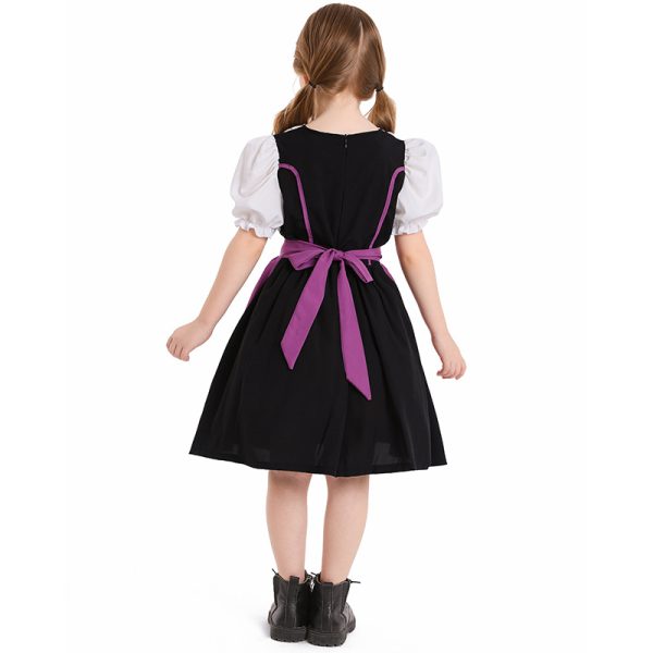 XYYEA Fancy Kids Dirndl Dress Maid German Beer Festival Girls Oktoberfest Dress
