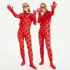 XYYEA Halloween Ladybug Girl Costume Black Cat Costume Children's Ladybug Onesie