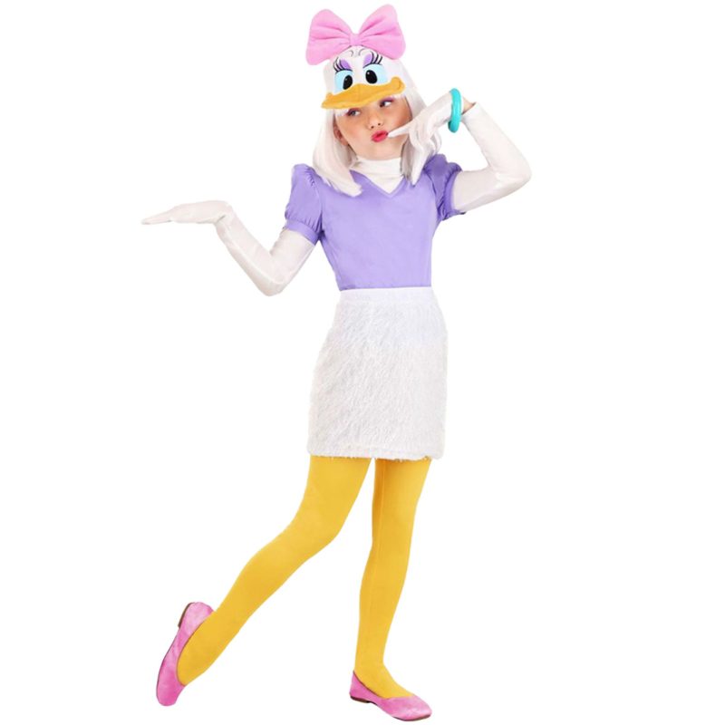 XYYEA Hot Selling Halloween Cartoon Kid  Daisy Duck Costume