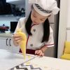 XYYEA Children's Kindergarten Career Day Chefs Restaurant Kids Cooking Chef Costume