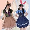 XYYEA Party Funny Outfit Judy Hopps Movie Anime Clothing Parent-child Costume