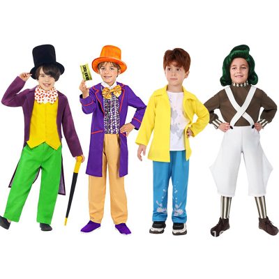 XYYEA Factory Stock Charlie The Chocolate Halloween Willy Wonka Opa Costume Show