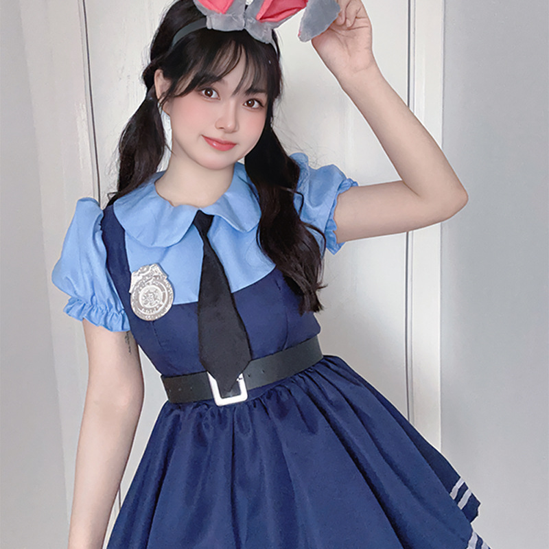 XYYEA Party Funny Outfit Judy Hopps Movie Anime Clothing Parent-child Costume