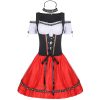 XYYEA Traditional German Dress Oktoberfest Sexy Dress Outfit Beer Festival Costume
