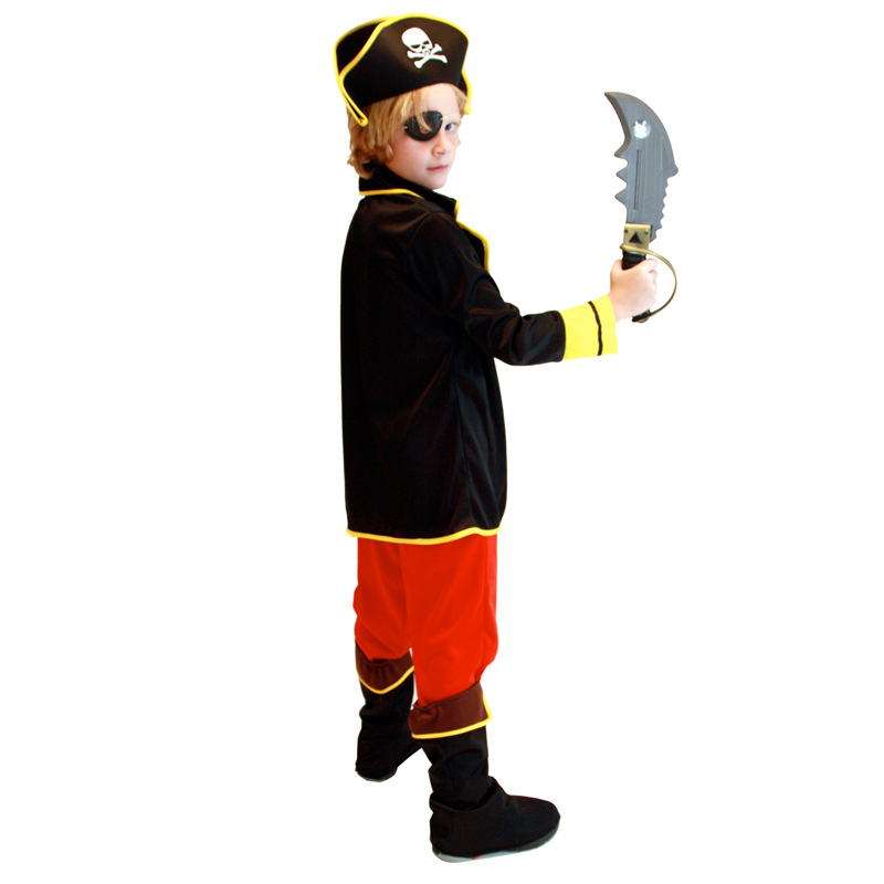 XYYEA Halloween Boys Cosplay Anime Pirate Costume Kids Clothes Party Carnival Costume
