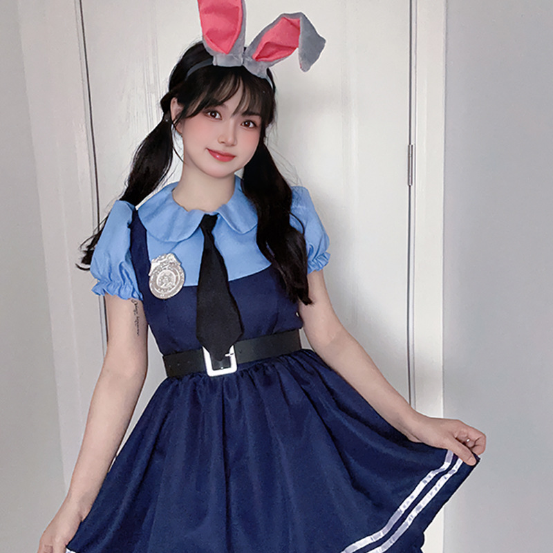 XYYEA Party Funny Outfit Judy Hopps Movie Anime Clothing Parent-child Costume