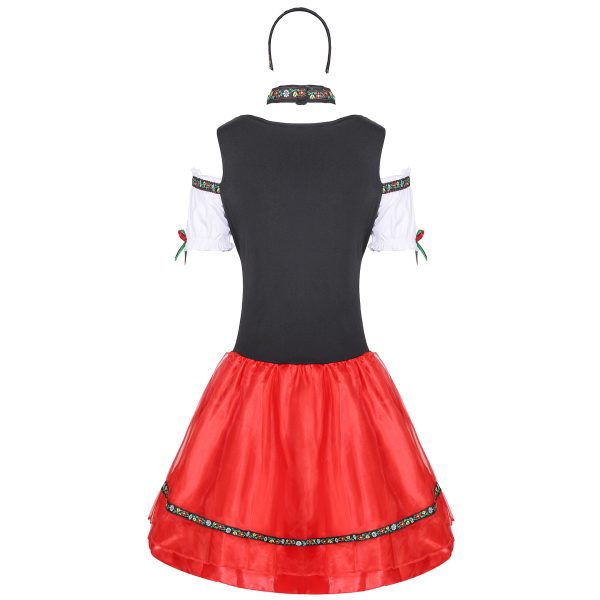 XYYEA Traditional German Dress Oktoberfest Sexy Dress Outfit Beer Festival Costume