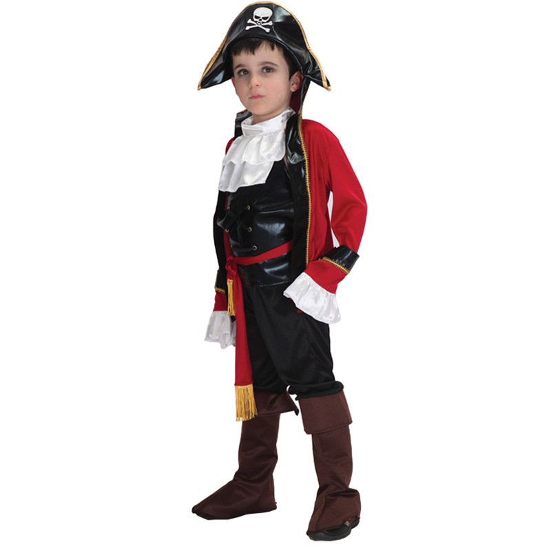 XYYEA Halloween Boys Cosplay Anime Pirate Costume Kids Clothes Party Carnival Costume