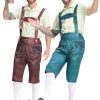 XYYEA German Party Overall Bavarian Traditional Festival Men Oktoberfest Beer Costume