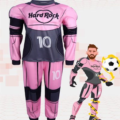 XYYEA Funny Stage Performance Costume Rugby Player Cosplay Muscle Man Cosplay