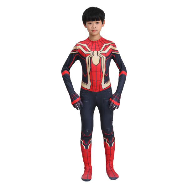 1 XYYEA Halloween Spider-Man Jumpsuit with Zipper Sets Superhero TV & Movie Costumes