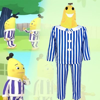 1 XYYEA Halloween Character Adult Cosplay Costumes Pajamas Bananaman Costumes