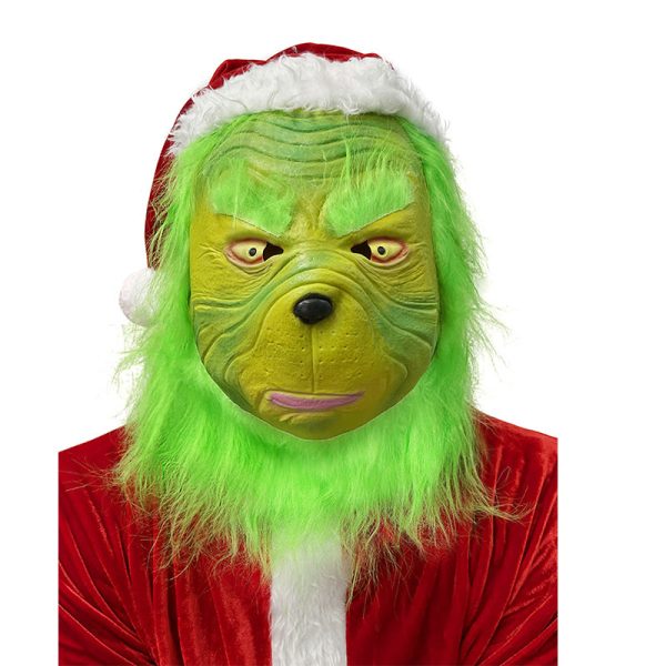 XYYEA High Quality Large Size Plush Santa Clothes Outfit Christmas Costume For Adult