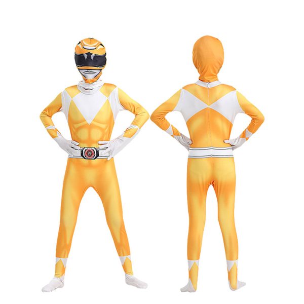 XYYEA Fantasia Power Samurai Rangers Cosplay Costume Morphin Jumpsuit Zentai Suit