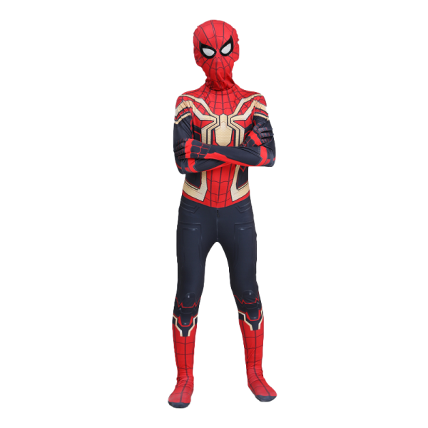 4 XYYEA Halloween Spider-Man Jumpsuit with Zipper Sets Superhero TV & Movie Costumes