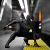 XYYEA TV Movie Costumes Black Spider man Adult and Children Jumpsuit Costumes