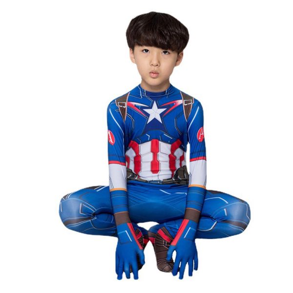 6 XYYEA Kids&men America Tv&movie Captain America bodysuit cosplay costume