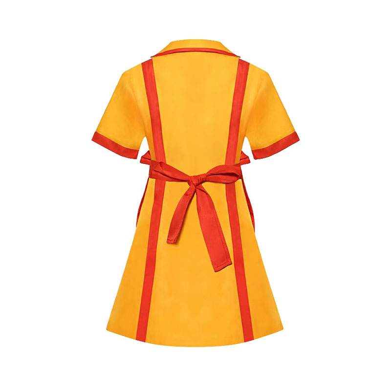 XYYEA Woman Movies Dress Costumes Two Broke Girls Cosplay Halloween Costume
