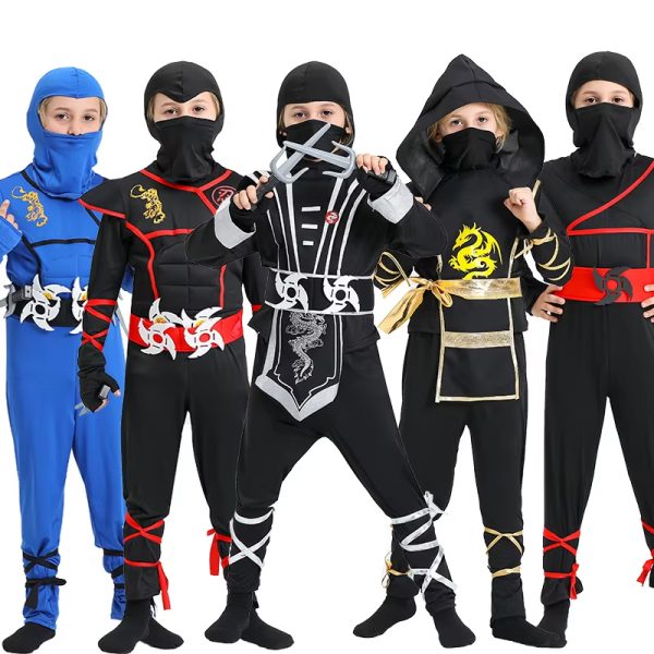 Main-01 XYYEA Anime Costumes Ninja Cosplay for Children Kids Boys' Halloween Party Costume
