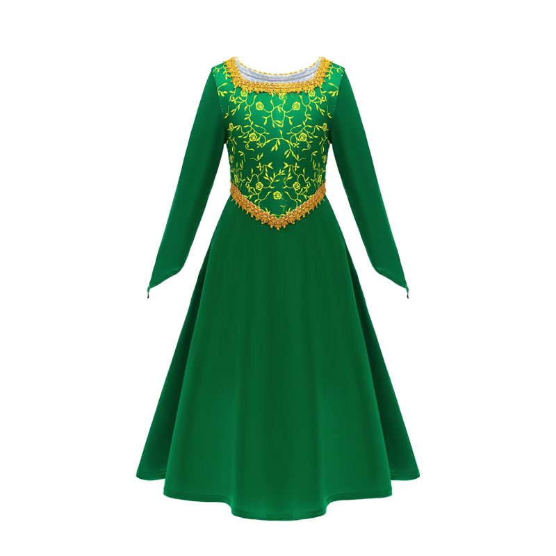 XYYEA Carnival Costume Anime Monster Shrek Cosplay Costume Princess Fiona Girl Princess Dress