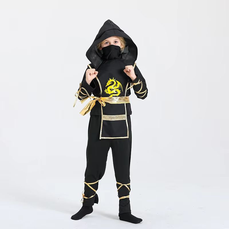 XYYEA Anime Costumes Ninja Cosplay for Children Kids Boys' Halloween Party Costume