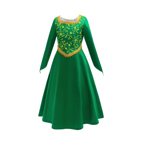 Main-03 XYYEA Carnival Costume Anime Monster Shrek Cosplay Costume Princess Fiona Girl Princess Dress