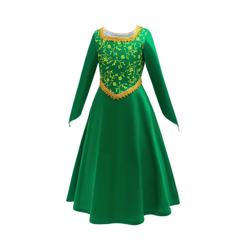 XYYEA Carnival Costume Anime Monster Shrek Cosplay Costume Princess Fiona Girl Princess Dress