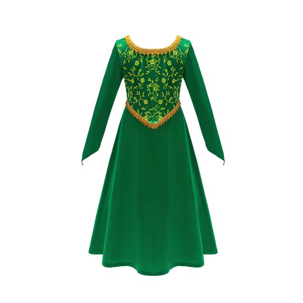 Main-04 XYYEA Carnival Costume Anime Monster Shrek Cosplay Costume Princess Fiona Girl Princess Dress
