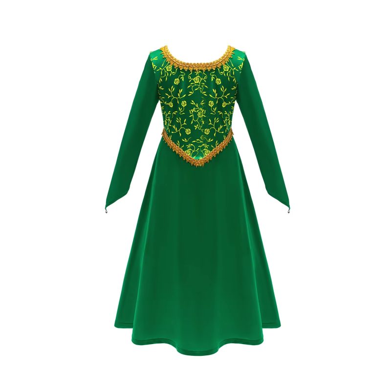 XYYEA Carnival Costume Anime Monster Shrek Cosplay Costume Princess Fiona Girl Princess Dress