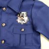 XYYEA Popular 5 Pieces Child Sheriff Costume Cop Officer Costume for Kids Career Day Outfits