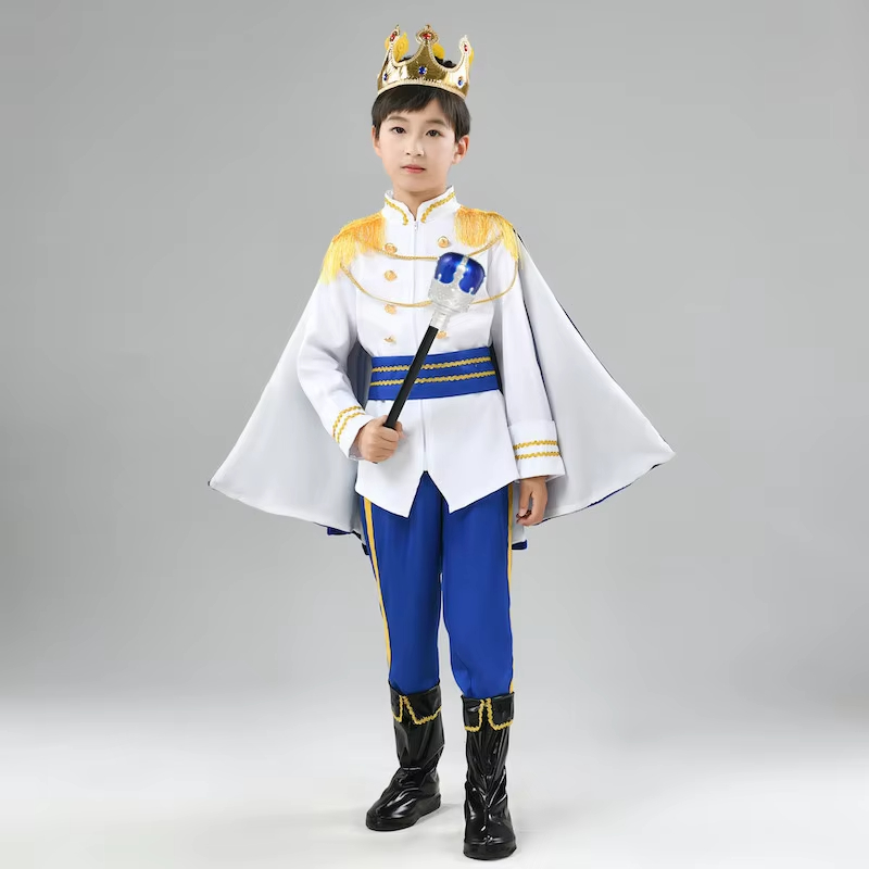 XYYEA Halloween Costumes For Kids Boy's Prince Role Play Cosplay Clothing with Accessories