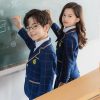 XYYEA British Style Primary School Uniforms Class Uniform Plaid Kindergarten Uniforms