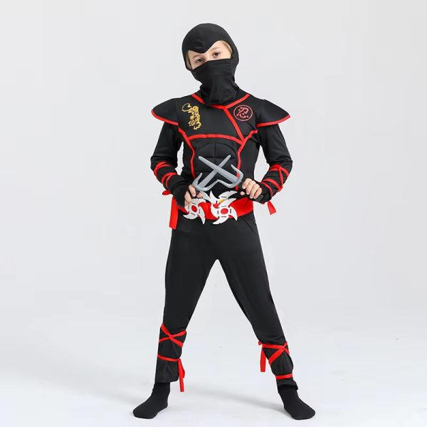 Main-06 XYYEA Anime Costumes Ninja Cosplay for Children Kids Boys' Halloween Party Costume