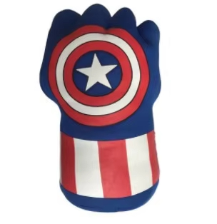 XYYEA Multiples Superhero Plush Boxing Gloves Custom Hulk Plush Hands Fists Gloves
