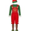 XYYEA Children's Elf Dress Deluxe Adults Christmas Party Costume Shake Fleece