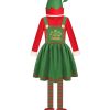XYYEA Children's Elf Dress Deluxe Adults Christmas Party Costume Shake Fleece
