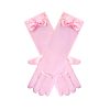 Hot Sale Girl Princess Accessories Snow White Princess Satin Gloves for Girl party Costume