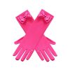 Hot Sale Girl Princess Accessories Snow White Princess Satin Gloves for Girl party Costume