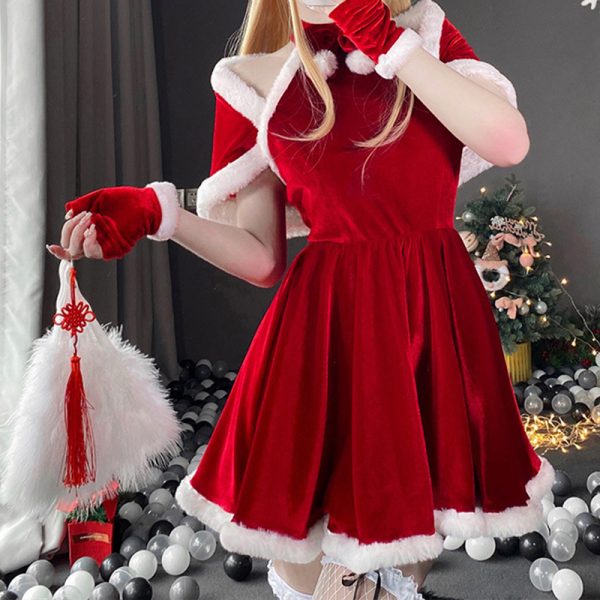 主图01 XYYEA Sexy Maid Costume Cosplay Bunny New Year Christmas Costume Cosplay