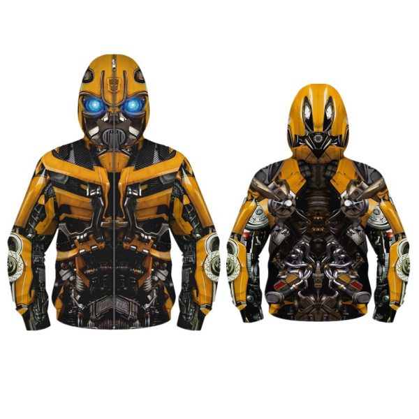 XYYEA Spiderman Zipper Hooded Miles Morales Costume Amazing Spider man Hoodie