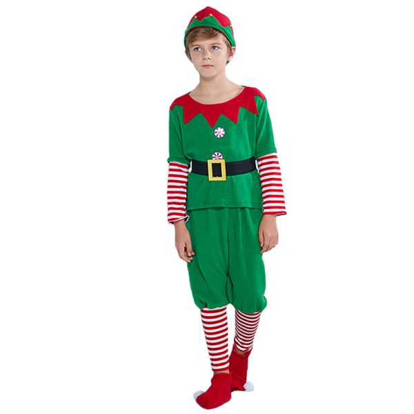 主图04 XYYEA Christmas Elf Costume Festival Santa Clause for Girls Children Fancy Dress Xmas Party